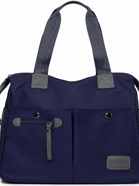 Tote Bag for Women,Multi Pockets Shoulder Handbag,Nurse Bag for Work,Large Cross
